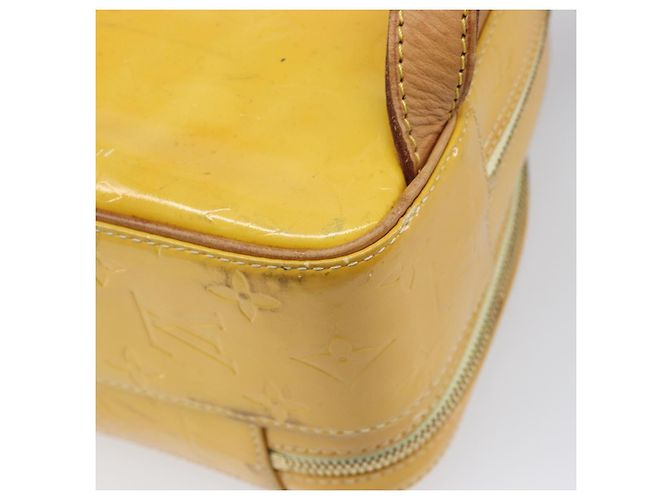 LOUIS VUITTON Monogram Vernis Marley Backpack Yellow M91040 LV Auth hk4072 Gelb - Ansicht 16