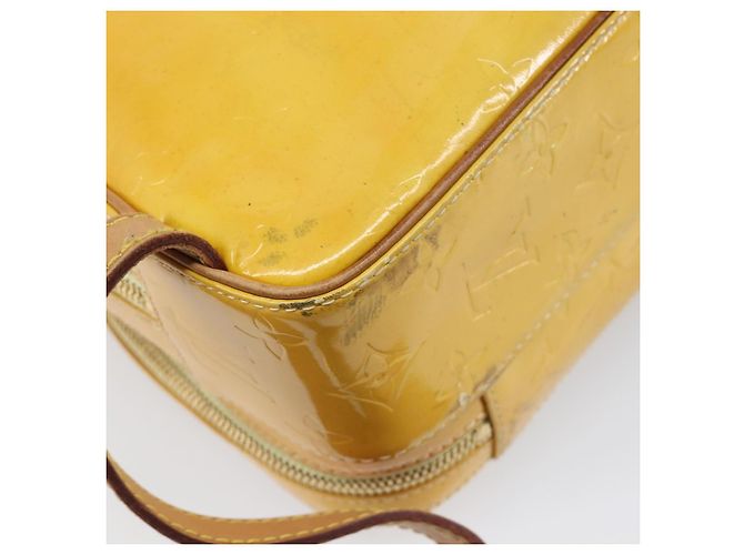 LOUIS VUITTON Monogram Vernis Marley Backpack Yellow M91040 LV Auth hk4072 Gelb - Ansicht 17