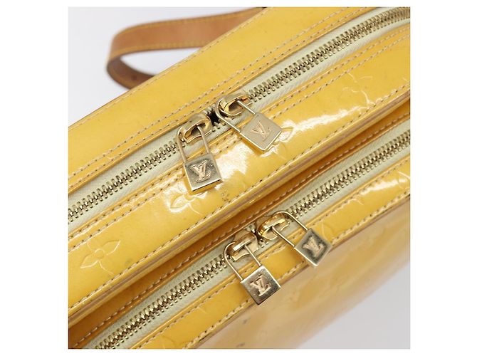 LOUIS VUITTON Monogram Vernis Marley Backpack Yellow M91040 LV Auth hk4072 Gelb - Ansicht 18
