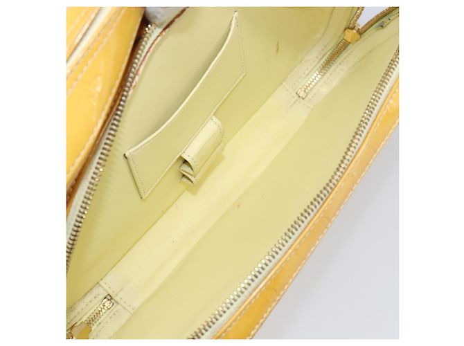 LOUIS VUITTON Monogram Vernis Marley Backpack Yellow M91040 LV Auth hk4072 Gelb - Ansicht 22