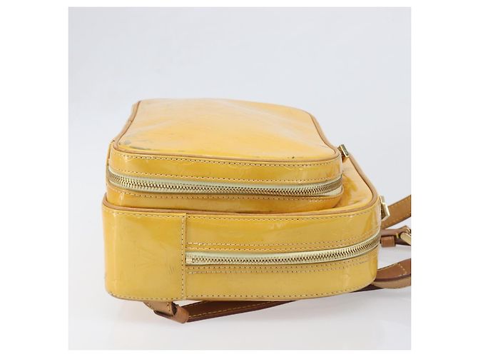 LOUIS VUITTON Monogram Vernis Marley Backpack Yellow M91040 LV Auth hk4072 Gelb - Ansicht 3