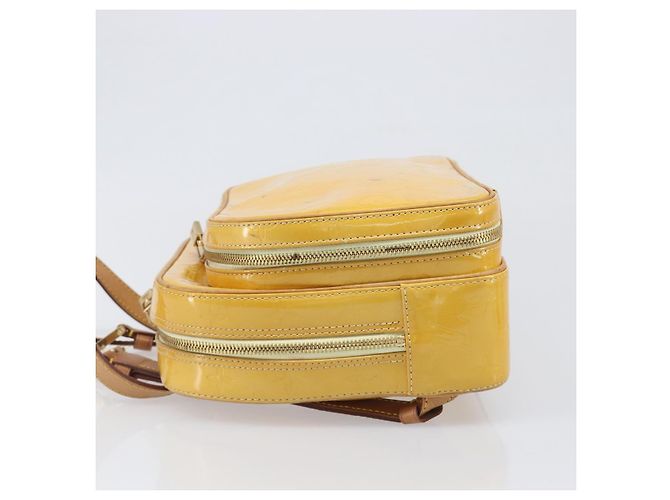 LOUIS VUITTON Monogram Vernis Marley Backpack Yellow M91040 LV Auth hk4072 Gelb - Ansicht 4