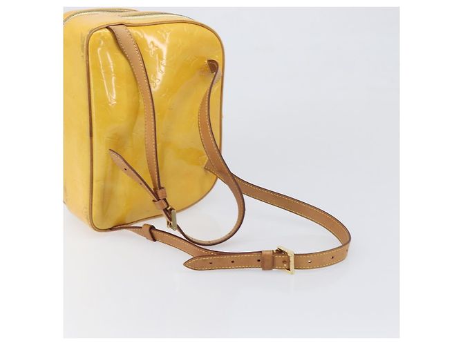 LOUIS VUITTON Monogram Vernis Marley Backpack Yellow M91040 LV Auth hk4072 Gelb - Ansicht 7