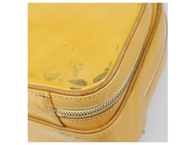LOUIS VUITTON Monogram Vernis Marley Backpack Yellow M91040 LV Auth hk4072 Gelb - Ansicht 8