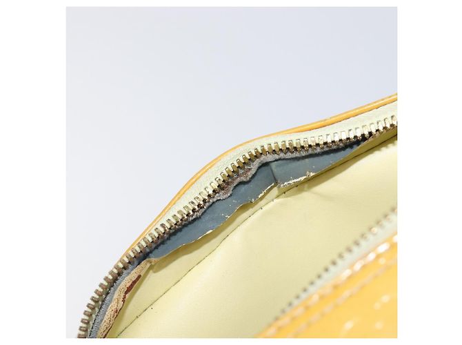 LOUIS VUITTON Monogram Vernis Marley Backpack Yellow M91040 LV Auth hk4072 Gelb - Ansicht 9