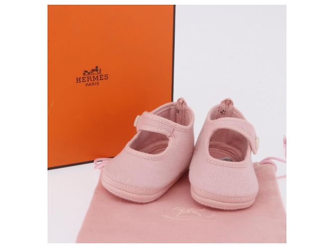 Hermès HERMES Babyschuhe Wolle Rosa Auth 199853A Pink - Ansicht 24
