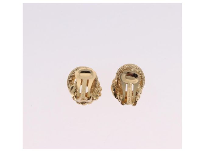 Orecchini Christian Dior metallo set da 3 tono oro Auth SW2810 - vista 13