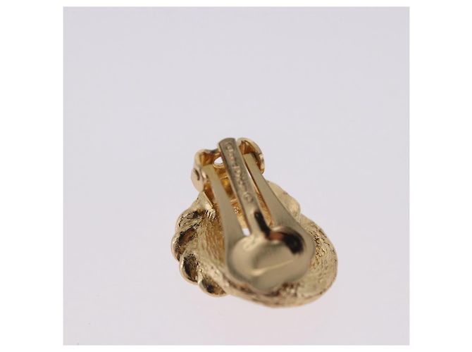 Orecchini Christian Dior metallo set da 3 tono oro Auth SW2810 - vista 14