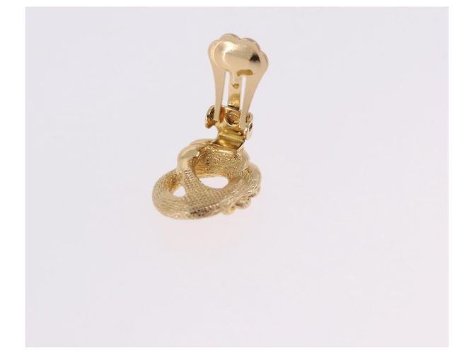 Orecchini Christian Dior metallo set da 3 tono oro Auth SW2810 - vista 17