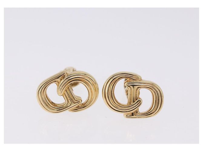 Orecchini Christian Dior metallo set da 3 tono oro Auth SW2810 - vista 2