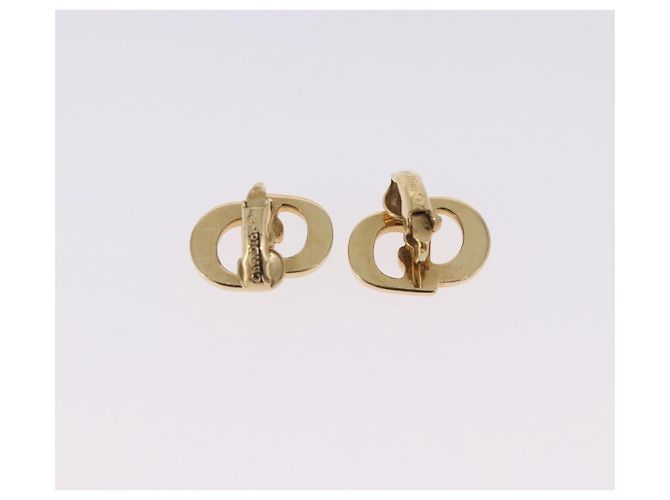 Orecchini Christian Dior metallo set da 3 tono oro Auth SW2810 - vista 3