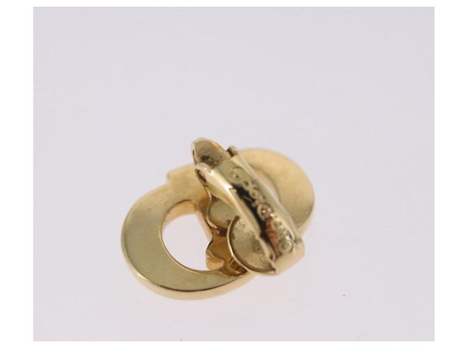 Orecchini Christian Dior metallo set da 3 tono oro Auth SW2810 - vista 6