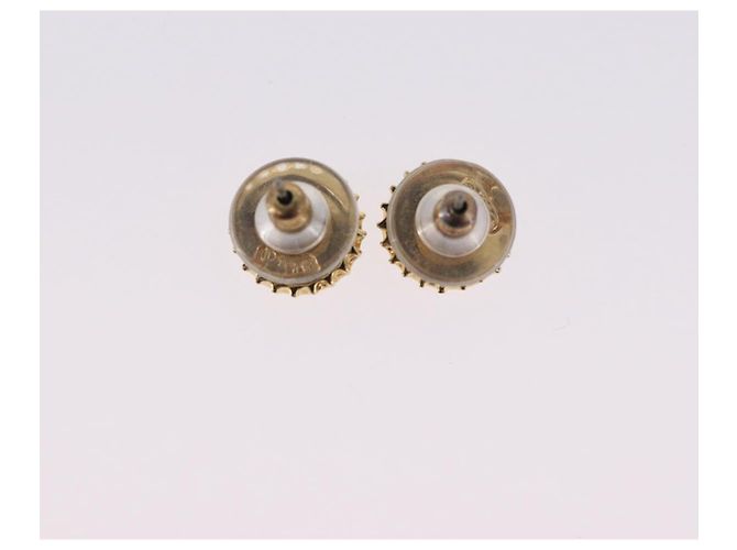 Orecchini Christian Dior metallo set da 3 tono oro Auth SW2810 - vista 9