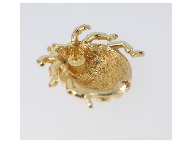 Spilla Christian Dior Ladybug metallo Gold Auth SW2812 D'oro - vista 12