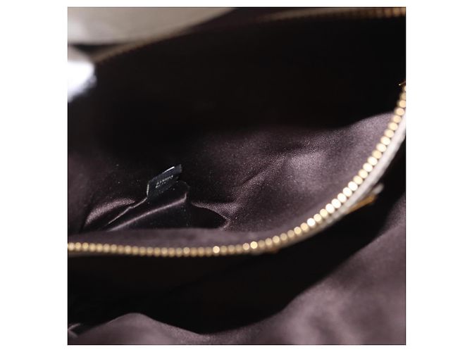 Borsa a tracolla Miu Miu Matelassé in pelle 2way White Gold Auth 202953V Bianco D'oro - vista 27