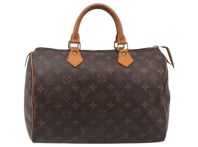 LOUIS VUITTON Monogram Speedy 25 Hand Bag M41528 LV Auth 200486 Monogramma - vista 13