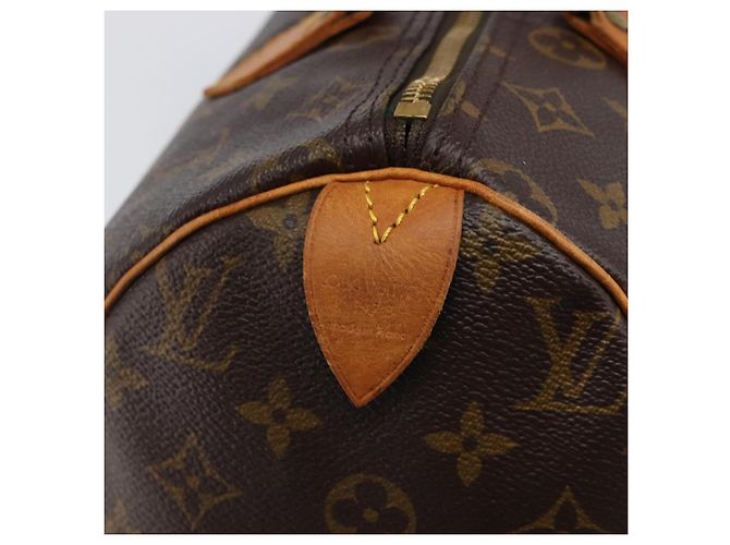 LOUIS VUITTON Monogram Speedy 25 Hand Bag M41528 LV Auth 200486 Monogramma - vista 19