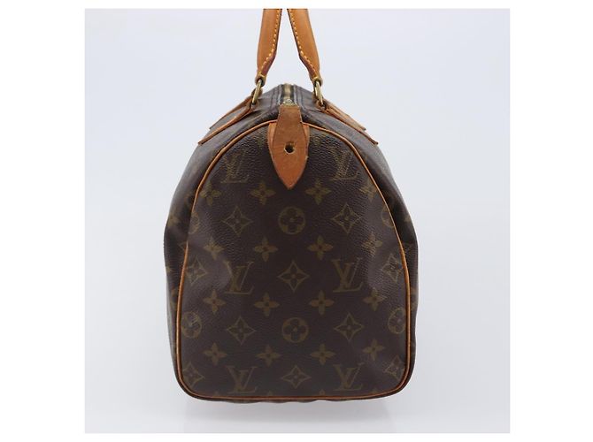 LOUIS VUITTON Monogram Speedy 25 Hand Bag M41528 LV Auth 200486 Monogramma - vista 3
