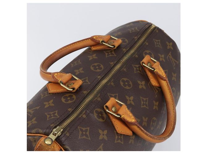 LOUIS VUITTON Monogram Speedy 25 Hand Bag M41528 LV Auth 200486 Monogramma - vista 6