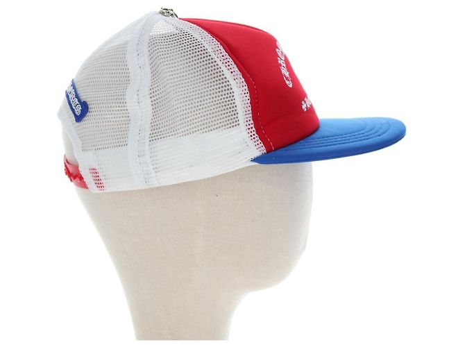 Cappello Chrome Hearts Polyester Mesh Red Auth mr2896SM Rosso - vista 5