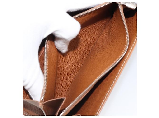 LOUIS VUITTON Epi Portefeiulle Sarah Long Wallet Brown M60321 LV Auth bs36813 Marrone - vista 11
