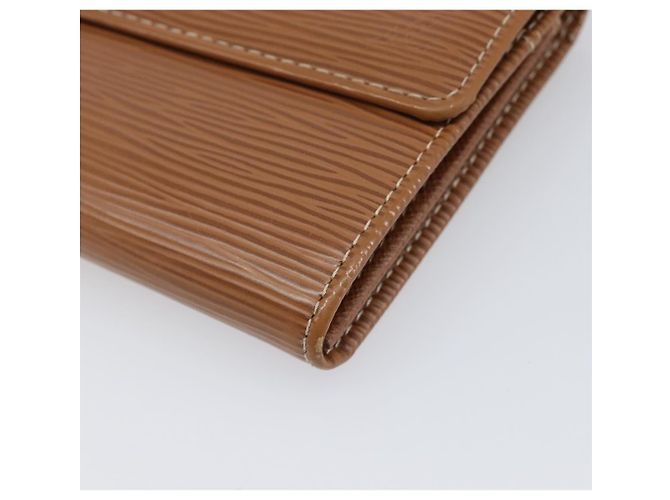 LOUIS VUITTON Epi Portefeiulle Sarah Long Wallet Brown M60321 LV Auth bs36813 Marrone - vista 14