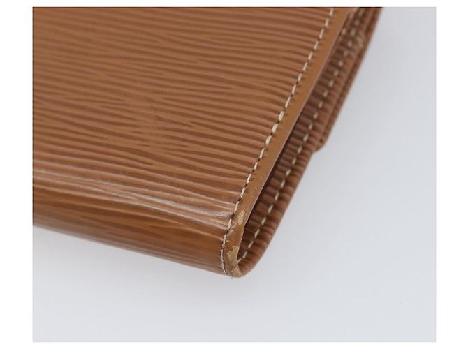 LOUIS VUITTON Epi Portefeiulle Sarah Long Wallet Brown M60321 LV Auth bs36813 Marrone - vista 16