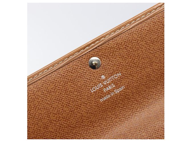 LOUIS VUITTON Epi Portefeiulle Sarah Long Wallet Brown M60321 LV Auth bs36813 Marrone - vista 18
