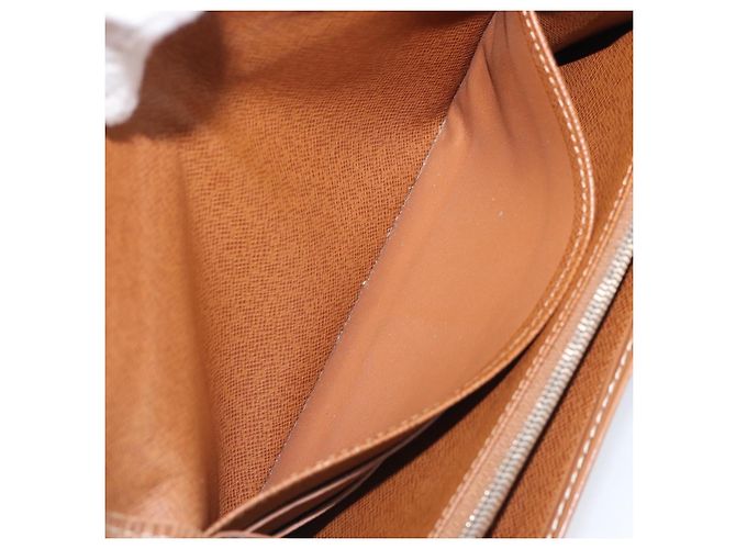LOUIS VUITTON Epi Portefeiulle Sarah Long Wallet Brown M60321 LV Auth bs36813 Marrone - vista 19