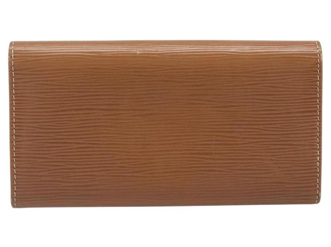LOUIS VUITTON Epi Portefeiulle Sarah Long Wallet Brown M60321 LV Auth bs36813 Marrone - vista 2