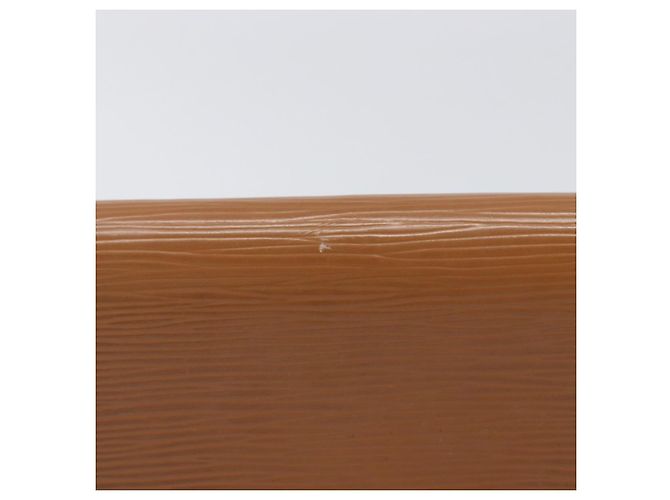 LOUIS VUITTON Epi Portefeiulle Sarah Long Wallet Brown M60321 LV Auth bs36813 Marrone - vista 3