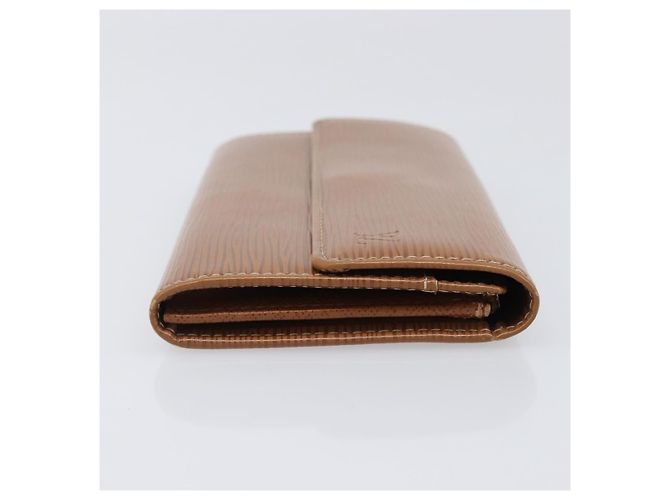 LOUIS VUITTON Epi Portefeiulle Sarah Long Wallet Brown M60321 LV Auth bs36813 Marrone - vista 4