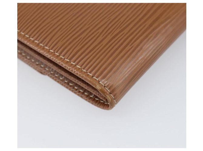 LOUIS VUITTON Epi Portefeiulle Sarah Long Wallet Brown M60321 LV Auth bs36813 Marrone - vista 8