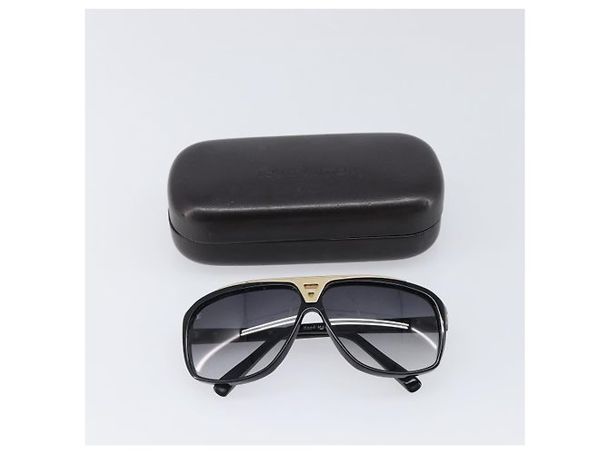 Occhiali da sole LOUIS VUITTON plastica Black Z0350W LV Auth BA15686M Nero - vista 12