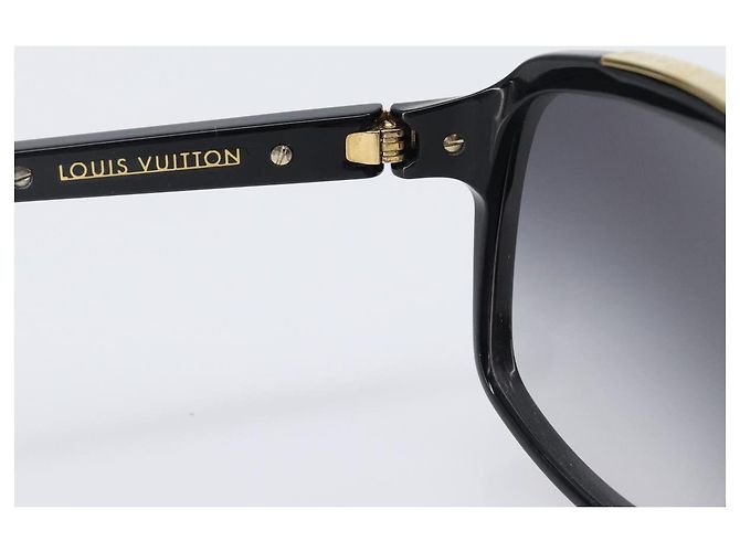 Occhiali da sole LOUIS VUITTON plastica Black Z0350W LV Auth BA15686M Nero - vista 15