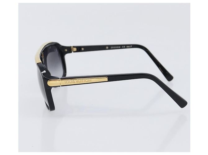 Occhiali da sole LOUIS VUITTON plastica Black Z0350W LV Auth BA15686M Nero - vista 3
