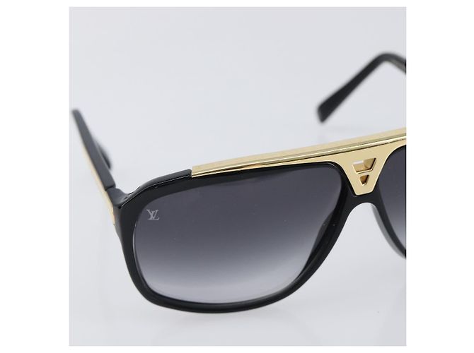 Occhiali da sole LOUIS VUITTON plastica Black Z0350W LV Auth BA15686M Nero - vista 5