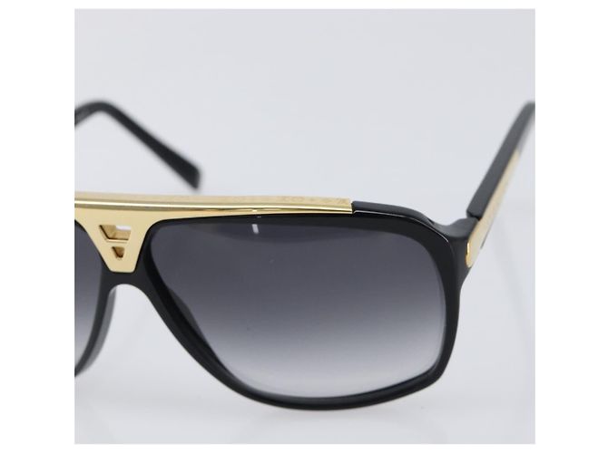 Occhiali da sole LOUIS VUITTON plastica Black Z0350W LV Auth BA15686M Nero - vista 6