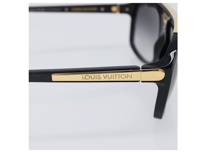 Occhiali da sole LOUIS VUITTON plastica Black Z0350W LV Auth BA15686M Nero - vista 7