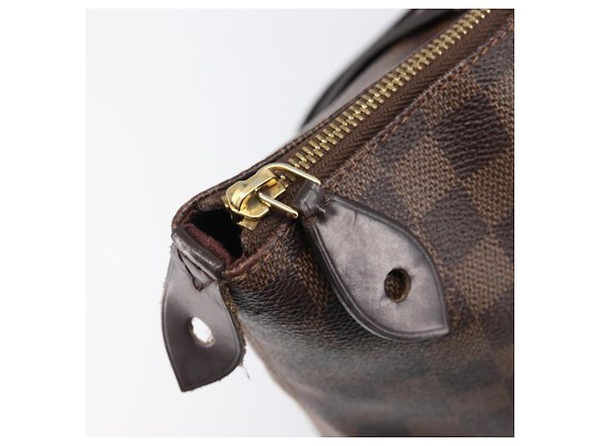 Borsa Tote LOUIS VUITTON Damier Ebene Jena MM N41013 LV Auth BA15660 - vista 10