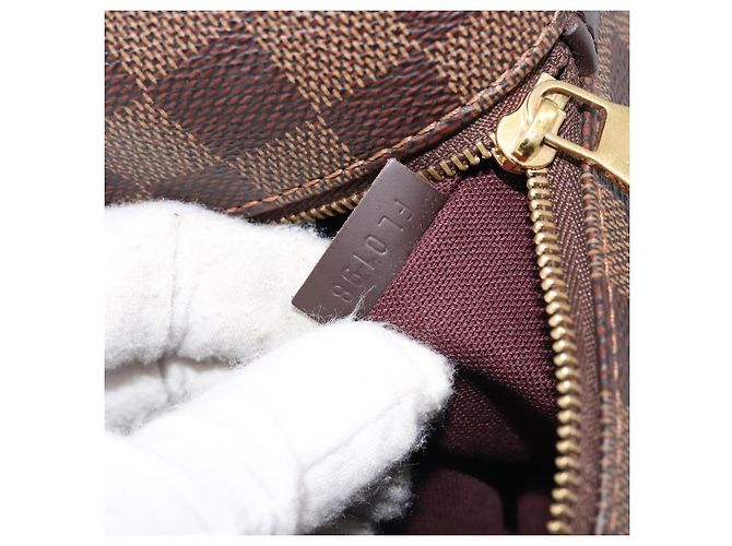 Borsa Tote LOUIS VUITTON Damier Ebene Jena MM N41013 LV Auth BA15660 - vista 12