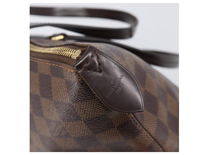 Borsa Tote LOUIS VUITTON Damier Ebene Jena MM N41013 LV Auth BA15660 - vista 19