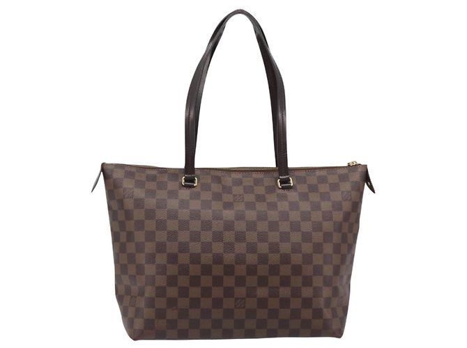 Borsa Tote LOUIS VUITTON Damier Ebene Jena MM N41013 LV Auth BA15660 - vista 2