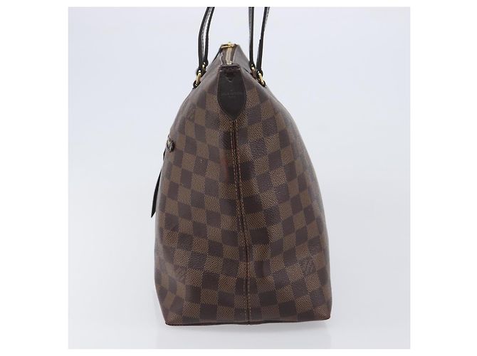 Borsa Tote LOUIS VUITTON Damier Ebene Jena MM N41013 LV Auth BA15660 - vista 3