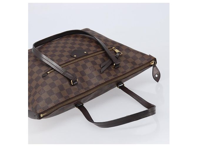 Borsa Tote LOUIS VUITTON Damier Ebene Jena MM N41013 LV Auth BA15660 - vista 6