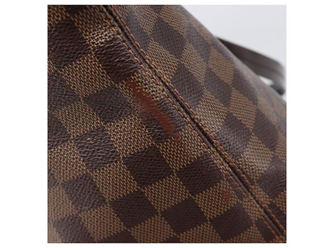 Borsa Tote LOUIS VUITTON Damier Ebene Jena MM N41013 LV Auth BA15660 - vista 9