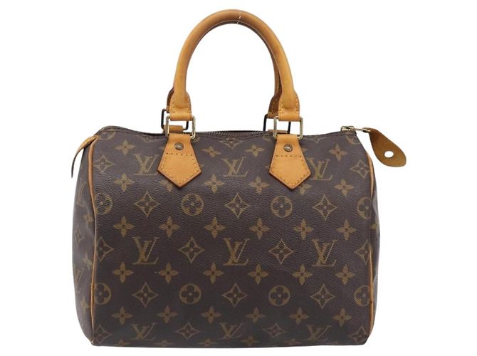 LOUIS VUITTON Monogram Speedy 25 Hand Bag M41528 LV Auth 200464 Monogramma - vista 13