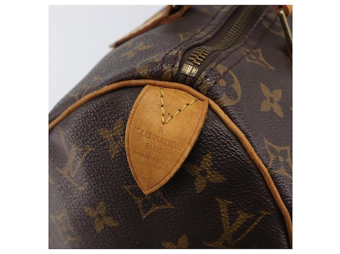 LOUIS VUITTON Monogram Speedy 25 Hand Bag M41528 LV Auth 200464 Monogramma - vista 19