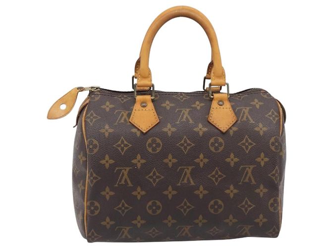 LOUIS VUITTON Monogram Speedy 25 Hand Bag M41528 LV Auth 200464 Monogramma - vista 2