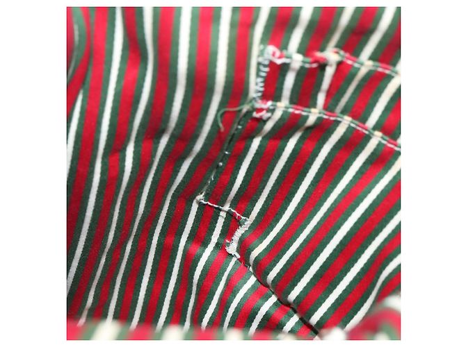 GUCCI Abbey Tote Bag aus Leder Weiß Goldfarben 182492 Auth ti4020 - Ansicht 23